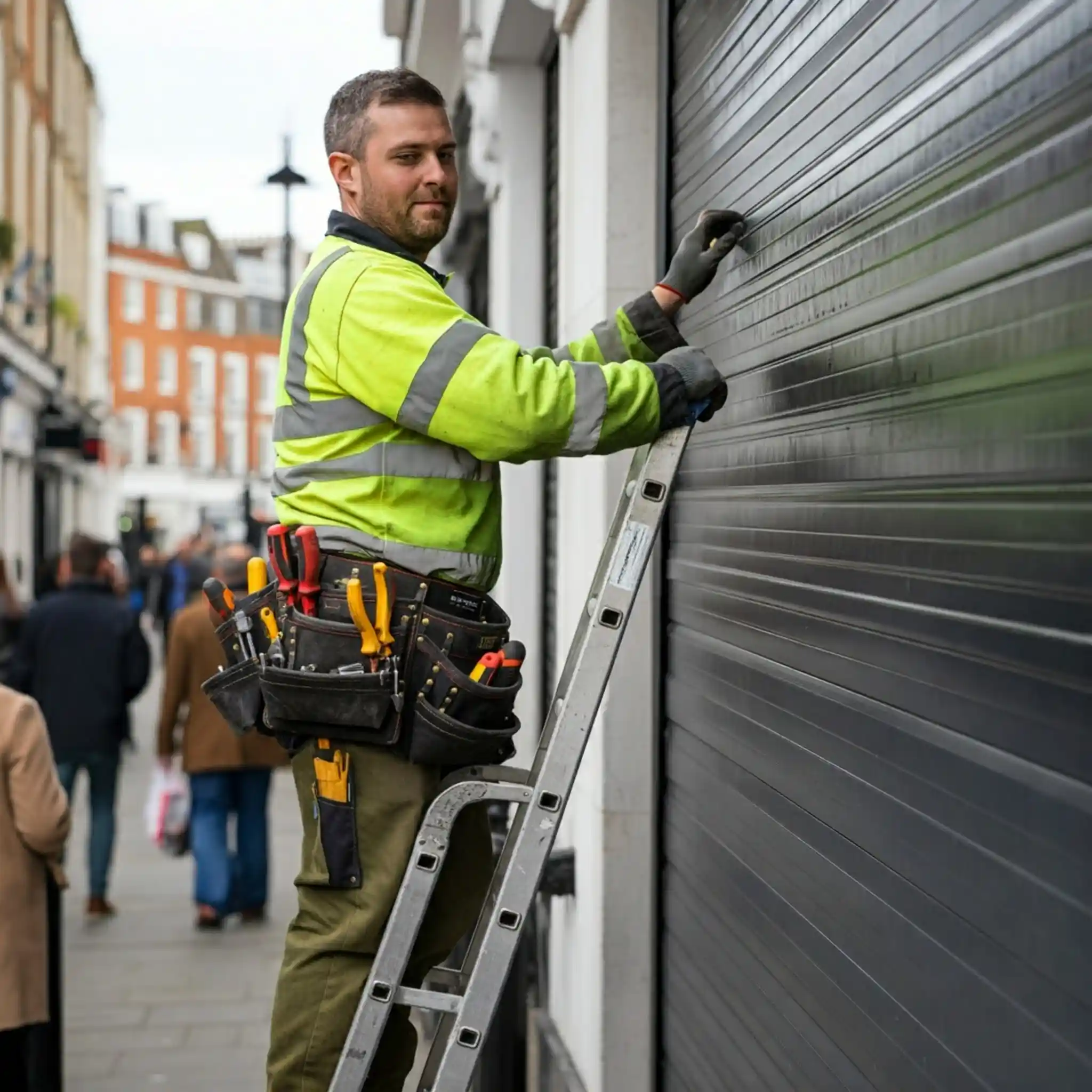 Commercial roller shutter repair services in London